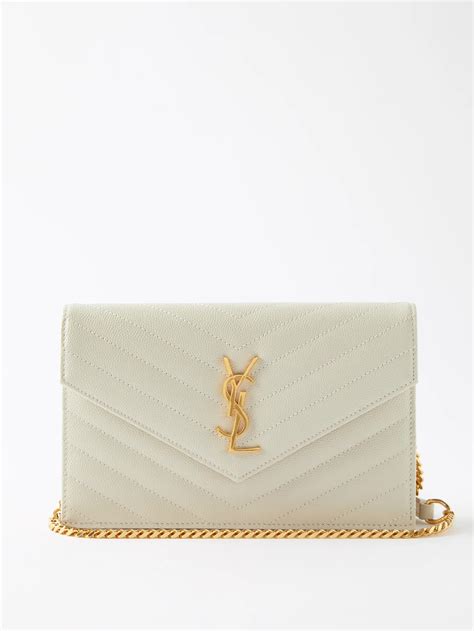 ysl chained wallet review|YSL cassandre envelope chain wallet.